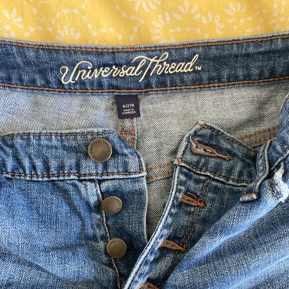 High Rise Micro Jean Shorts - Picture 3 of 6